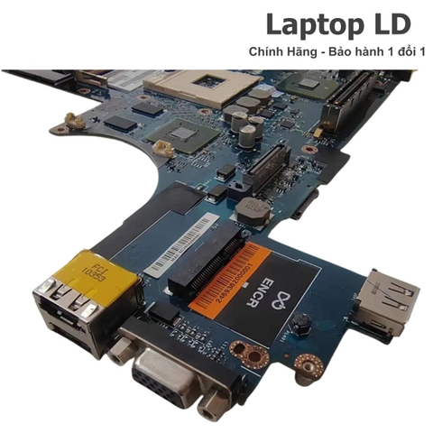 Các cổng kết nối trên main Dell Latitude E6410 gồm USB VGA LAN và nguồn