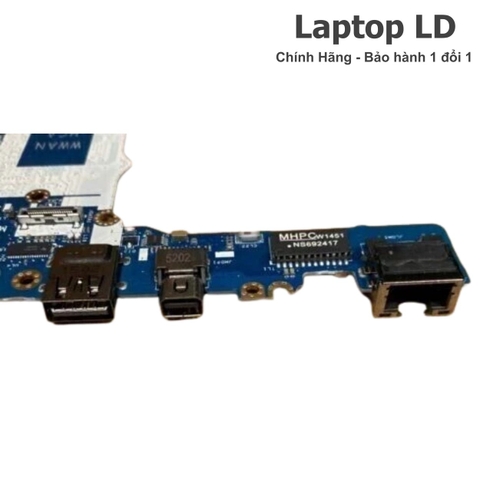 Các cổng kết nối trên main Dell Latitude E7450 gồm USB HDMI và cổng nguồn