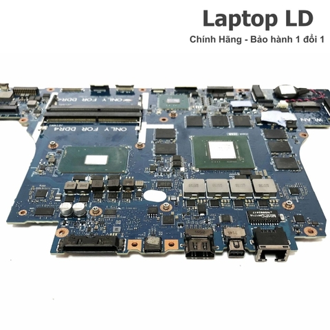 Các cổng kết nối trên main Dell Alienware 15 R3 gồm USB HDMI và các cổng quan trọng