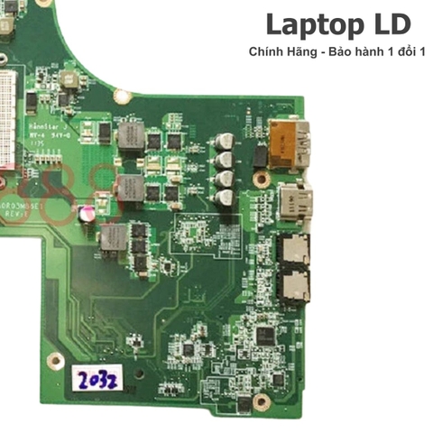 Các cổng kết nối trên main Dell Inspiron 17R N7110 gồm USB HDMI và nguồn