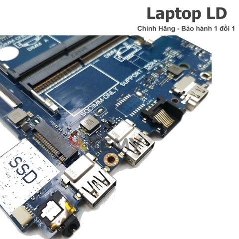 Các cổng kết nối trên main laptop Dell Inspiron 5494 bao gồm USB HDMI và nguồn