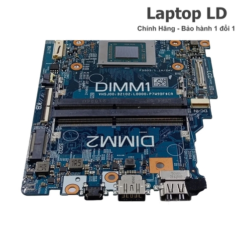 Các cổng kết nối trên main laptop Dell Inspiron 5505 bao gồm USB HDMI và nguồn