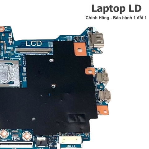 Các cổng kết nối trên main laptop Dell Inspiron 7435 2-trong-1 hỗ trợ nhiều chuẩn giao tiếp thông dụng