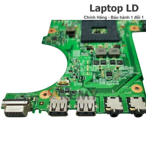 Các cổng kết nối trên main Dell Inspiron N4030 gồm USB HDMI và nguồn