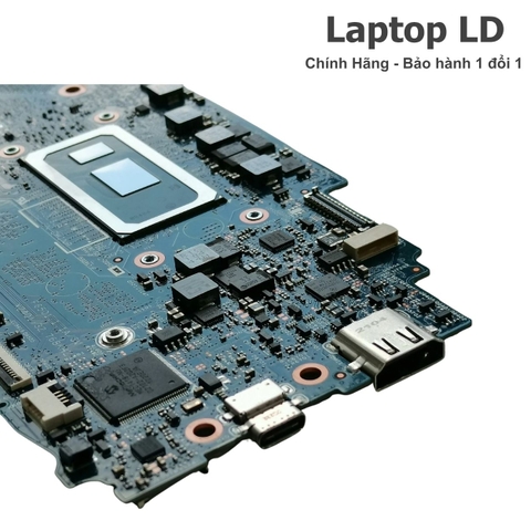 Các cổng kết nối trên main laptop Dell Latitude 3301 gồm USB nguồn và cổng tín hiệu