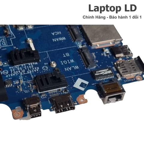 Các cổng kết nối trên main laptop Dell Latitude E7470 gồm USB HDMI và nguồn
