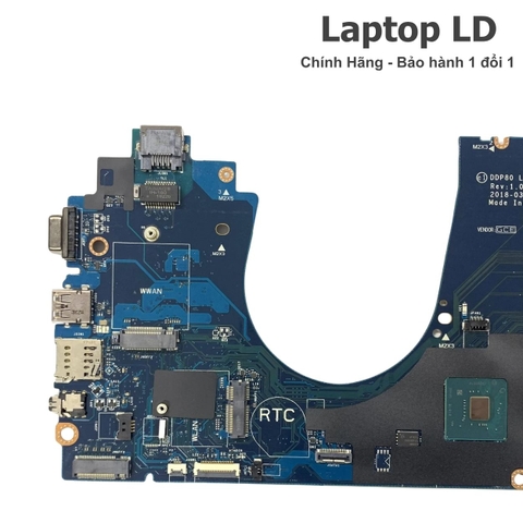 Các cổng kết nối trên main Dell Precision 3530 gồm USB HDMI và cổng nguồn