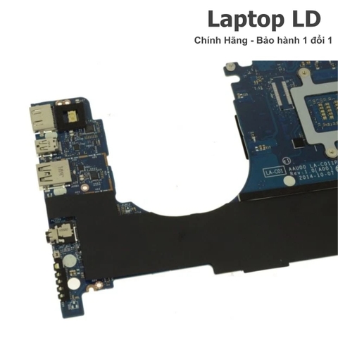 Các cổng kết nối trên main laptop Dell Precision M3800 gồm USB HDMI và nguồn
