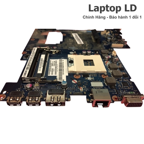 Các cổng kết nối trên main laptop Lenovo G570 gồm USB HDMI VGA LAN và nguồn