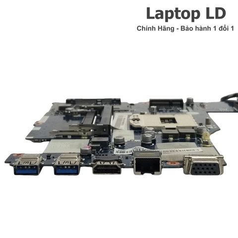 Các cổng kết nối trên main laptop Lenovo IdeaPad G410s G510s gồm USB HDMI LAN và nguồn