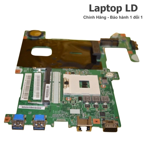 Các cổng kết nối trên main laptop Lenovo IdeaPad G480 G580 gồm USB HDMI VGA LAN