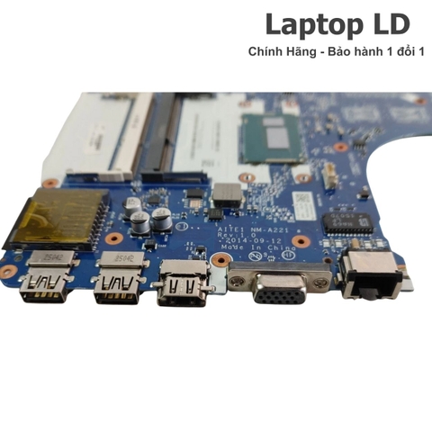 Các cổng kết nối trên main laptop Lenovo ThinkPad E550 gồm USB HDMI LAN và nguồn