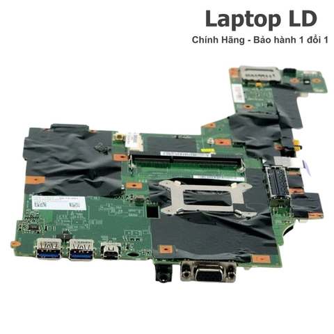 Các cổng kết nối trên main laptop Lenovo ThinkPad T430 gồm USB VGA DisplayPort LAN và nguồn