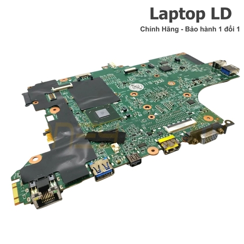 Các cổng kết nối trên main laptop Lenovo ThinkPad T430s gồm USB VGA LAN và nguồn
