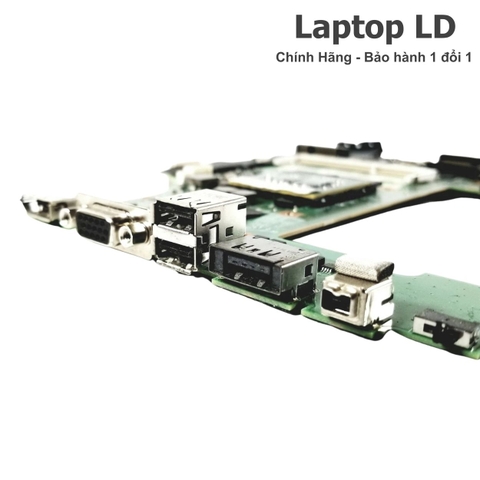 Các cổng kết nối trên main laptop Lenovo ThinkPad T510 gồm USB VGA DisplayPort LAN và nguồn