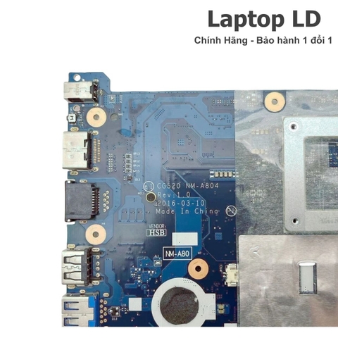 Các cổng kết nối trên main Lenovo Ideapad 110-15IBR CPU N3060 NM-A804 Rev 1.0