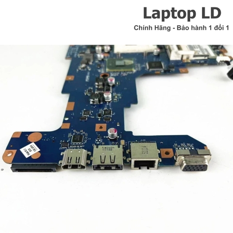 Các cổng kết nối trên main Toshiba Satellite L670 gồm USB HDMI và cổng nguồn