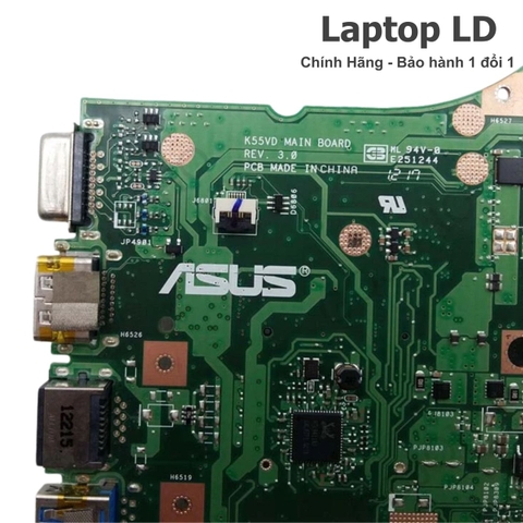 Các cổng kết nối trên mainboard laptop Asus K55VD / K55A / F55V / R500V / R503V / U57A
