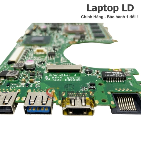 Các cổng kết nối trên mainboard laptop Asus Vivobook S200E / X201E / X202E / Q200E