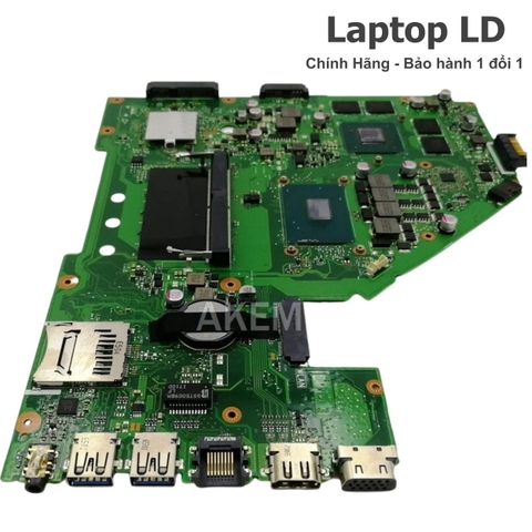 Các cổng kết nối trên mainboard laptop Asus X550VXK / A550V
