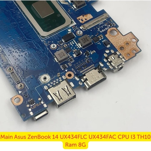Cổng USB HDMI LAN Trên Main Laptop Asus ZenBook 14 UX434FLC UX434FAC