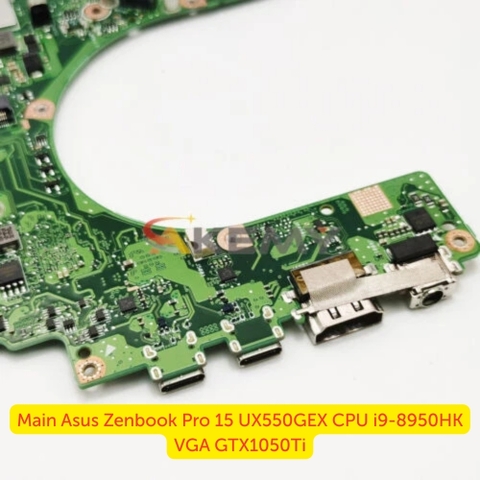Cổng USB HDMI LAN Trên Main Laptop Asus ZenBook Pro 15 UX550GEX