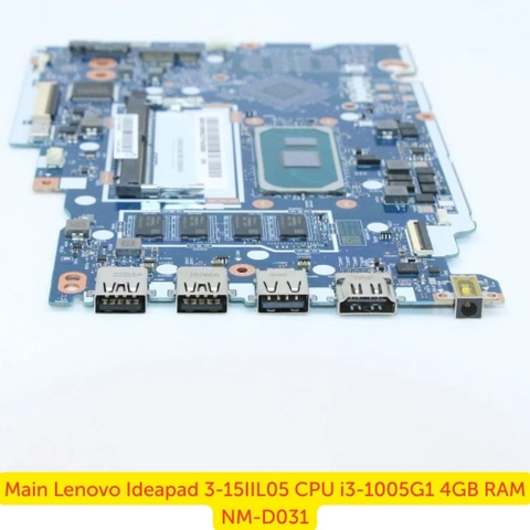 Cổng USB HDMI LAN Trên Main Laptop Lenovo IdeaPad 3-15IIL05