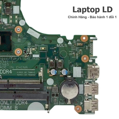 Cổng USB và HDMI trên main Dell Inspiron 15 3567 chính hãng