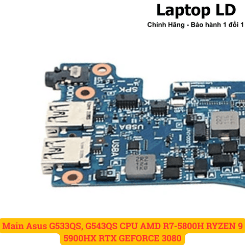 Cổng USB và HDMI trên mainboard laptop Asus ROG Strix G533QS