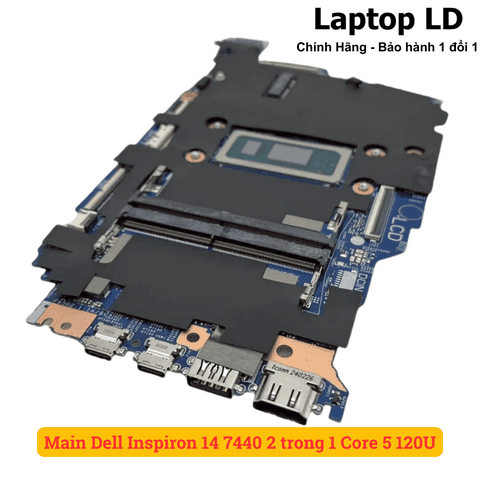 Cổng USB và HDMI trên mainboard laptop Dell Inspiron 14 7440 2 trong 1