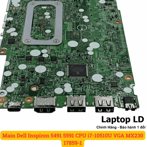 Cổng USB và HDMI trên mainboard laptop Dell Inspiron 5491 5591