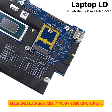 Cổng USB và HDMI trên mainboard laptop Dell Latitude 7350 / 7450 / 7650