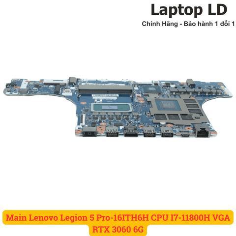 Cổng USB và HDMI trên mainboard laptop Lenovo Legion 5 Pro-16ITH6H
