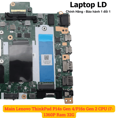 Cổng USB và HDMI trên mainboard laptop Lenovo ThinkPad P14s Gen 4 / P16s Gen 2
