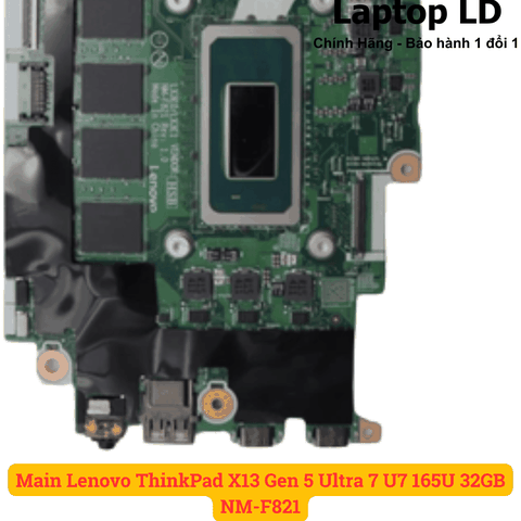 Cổng USB và HDMI trên mainboard laptop Lenovo ThinkPad X13 Gen 5