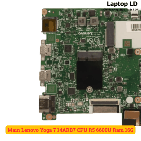 Cổng USB và HDMI trên mainboard laptop Lenovo Yoga 7 14ARB7