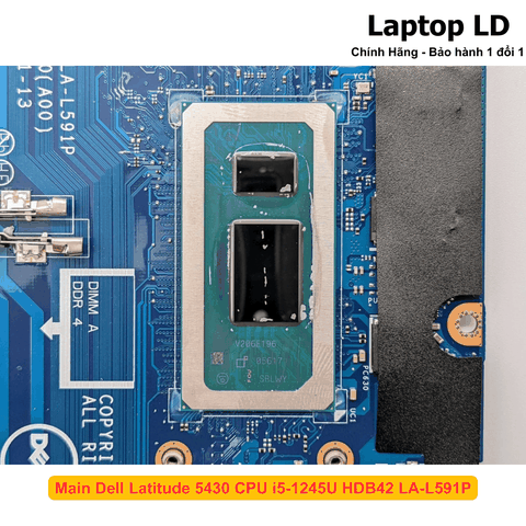 Chip Intel Core i5-1245U trên main Dell Latitude 5430 HDB42 LA-L591P