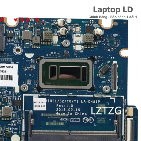 CPU Intel Core i5-7200U trên main Lenovo Yoga 510-14IKB/Flex 4-1480 chính hãng