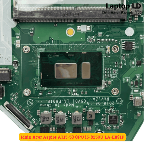 CPU Intel i5-8250U trên Main Acer Aspire A315-53
