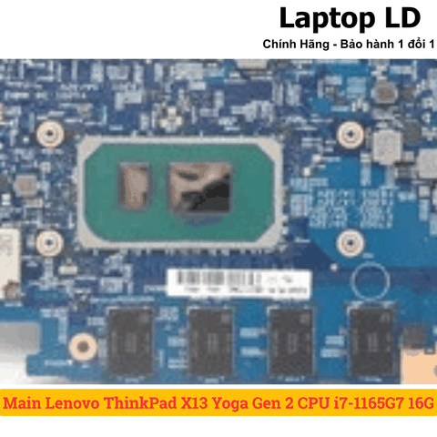 CPU Intel Core i7-1165G7 gắn trên main laptop Lenovo ThinkPad X13 Yoga Gen 2