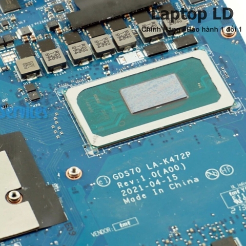 CPU i7-11800H trên main Dell Alienware x17 R1 chính hãng