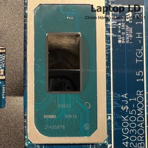 CPU i7-11850H trên main Dell Precision 3561