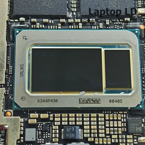 CPU Intel Core i7-1250U trên main Dell XPS 13 9315 chính hãng