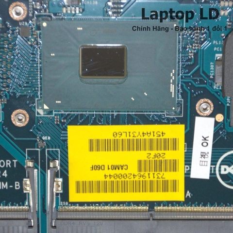 CPU Intel Core i7-7700HQ 2.8GHz trên main Dell Precision 5520 chính hãng
