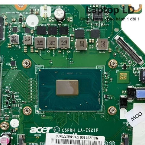 CPU Intel Core i7-7700HQ trên main Acer Predator Helio 300 G3-571 chính hãng