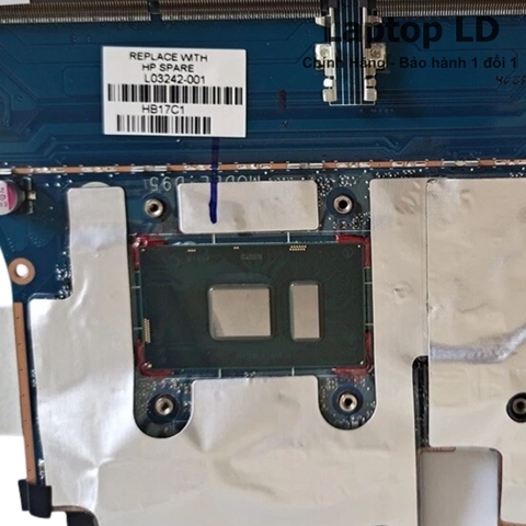 CPU i7-8650U trên main HP ZBook X2 G4