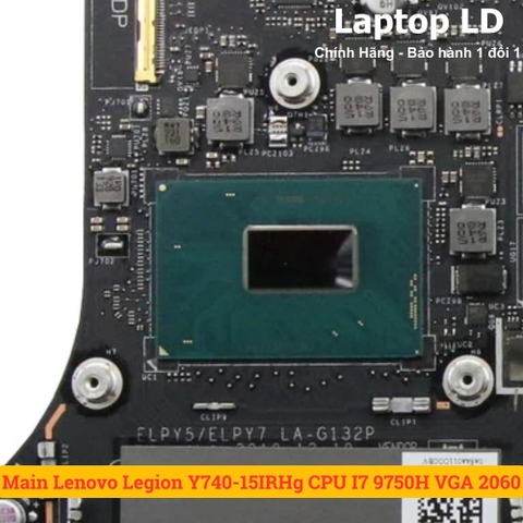 CPU Intel Core i7-9750H gắn trên main laptop Lenovo Legion Y740-15IRHg