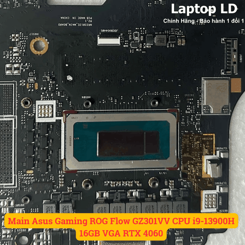 CPU Intel Core i9-13900H gắn trên main laptop Asus ROG Flow GZ301VV