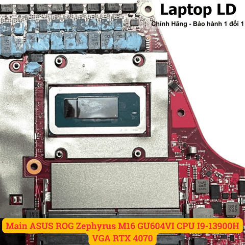 CPU Intel Core i9-13900H gắn trên main laptop ASUS ROG Zephyrus M16 GU604VI