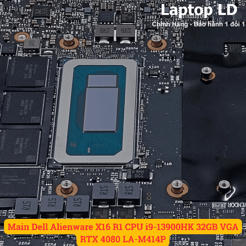 CPU Intel Core i9-13900HK gắn trên main laptop Dell Alienware X16 R1